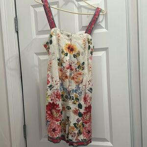 Anthropologie floral romper